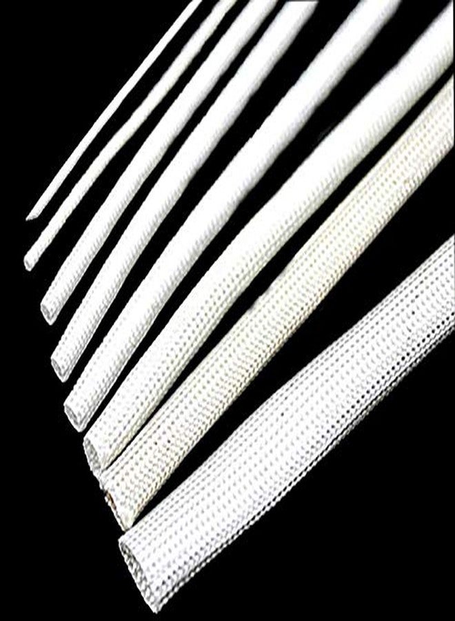 Immech - 8 Meters Fiberglass Insulation Sleeves, Wire sleeve, sleeve for good wire protection, 8 Different Size(1mm, 2mm, 3mm, 4mm, 5mm, 6mm, 8mm, 10mm) Each 1 Meter - Image 1